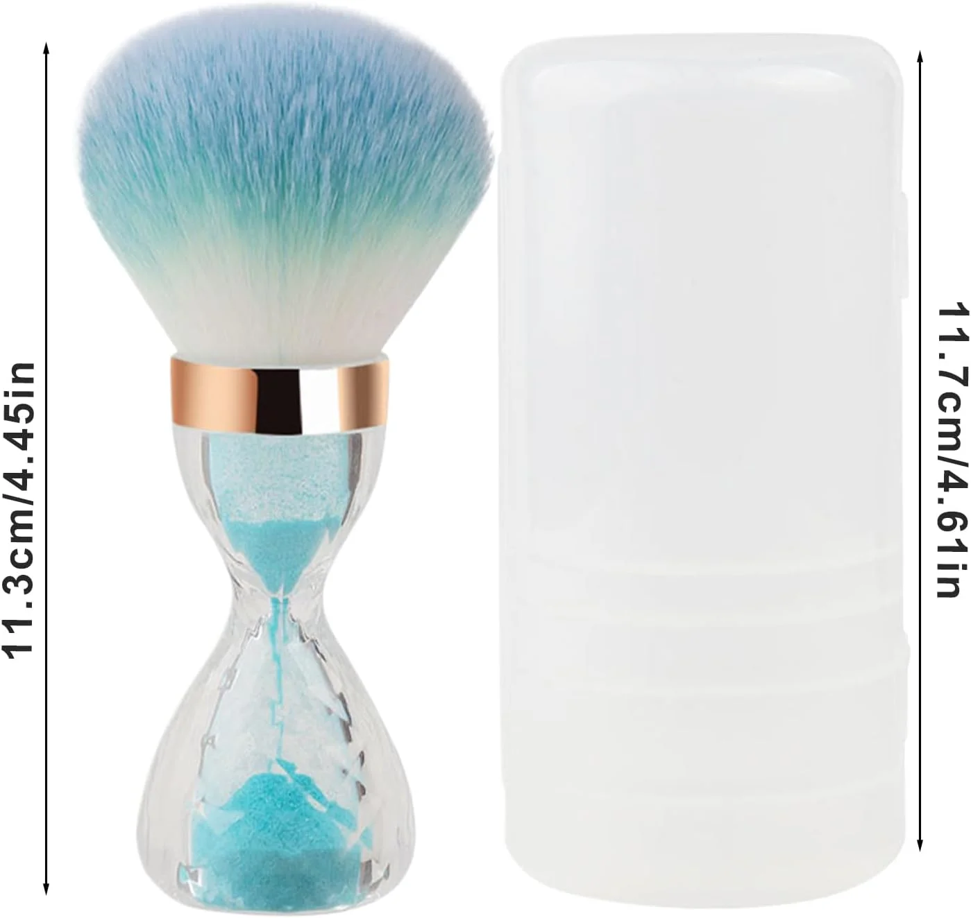 براش آرایشی صورت - براش رژگونه پودری - ابزارهای آرایشی، لوازم جانبی قابل حمل برای استفاده صورت برای زنان، دختران، خانواده، دوستان، همکاران براش آرایشی صورت - براش رژگونه پودری - ابزارهای آرایشی، لوازم جانبی قابل حمل برای استفاده صورت برای زنان، دختران، خانواده، دوستان، همکاران