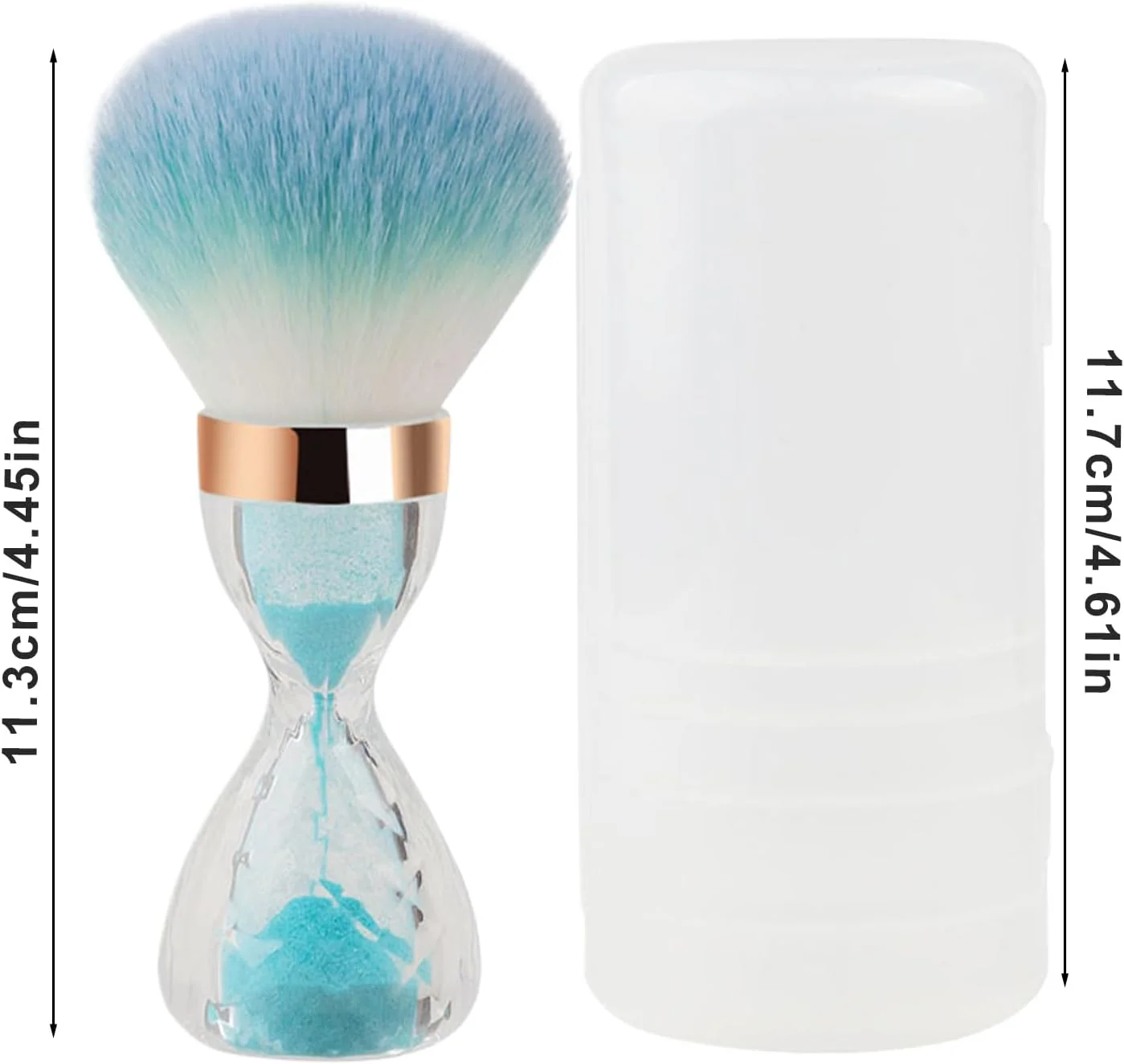 براش پودر صورت - براش رژگونه پودر شل، ابزار آرایش، لوازم جانبی قابل حمل برای استفاده صورت، مناسب برای زنان، دختران، خانواده، دوستان و همکاران براش پودر صورت - براش رژگونه پودر شل، ابزار آرایش، لوازم جانبی قابل حمل برای استفاده صورت، مناسب برای زنان، دختران، خانواده، دوستان و همکاران