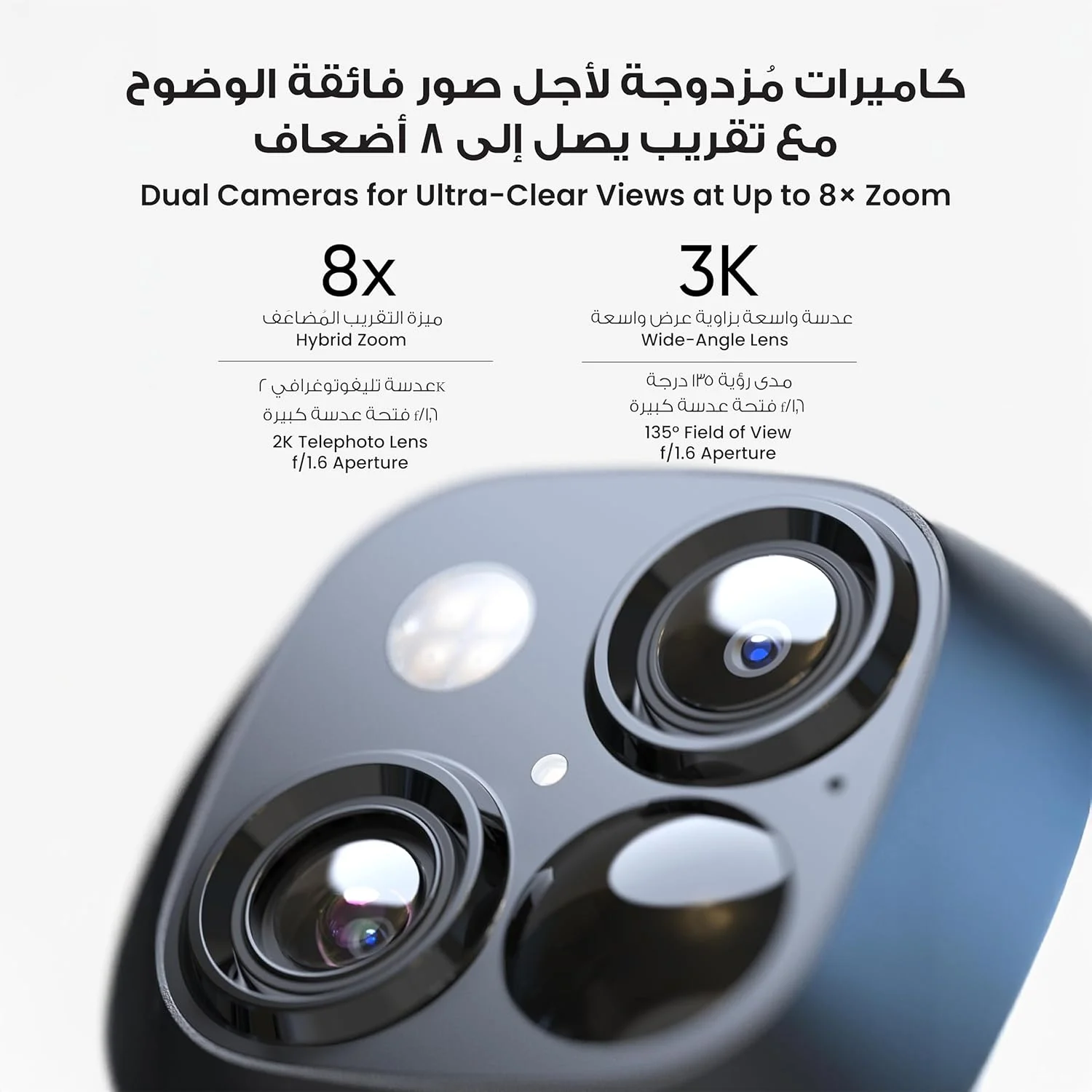دوربین امنیتی سولار Eufy Security SoloCam S340، دوربین بی سیم فضای باز، نظارت 360 درجه با قابلیت چرخش و شیب، بدون نقاط کور، وای فای 2.4 گیگاهرتز، بدون هزینه اشتراک ماهانه، سازگار با HomeBase S380 دوربین امنیتی سولار Eufy Security SoloCam S340، دوربین بی سیم فضای باز، نظارت 360 درجه با قابلیت چرخش و شیب، بدون نقاط کور، وای فای 2.4 گیگاهرتز، بدون هزینه اشتراک ماهانه، سازگار با HomeBase S380