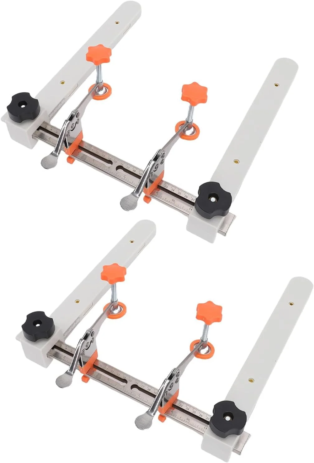 ابزار نصب ریل کشو Zhjvihx، بسته 2 عددی، با حکاکی لیزری و مقیاس دوگانه، نصب سریع و دقیق برای کابینت و پروژه های DIY