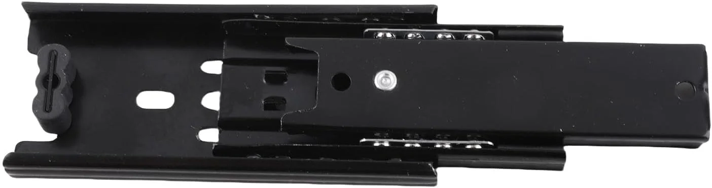 ریل کشو مینی Zerodis، 2 عددی، ریل مبلمان با باز شدن کامل، اسلاید تلسکوپی برای کابینت آشپزخانه، کمد لباس، کیفیت استثنایی، تنوع در انتخاب، 2 عدد ریل کشو مینی کامل (4 اینچ)