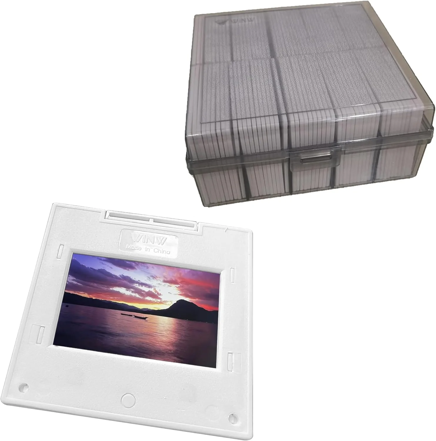 اسلایدهای پلاستیکی YCCLDIPL 35 میلی متری - 100 عدد به همراه جعبه نگهداری اسلایدهای پلاستیکی YCCLDIPL 35 میلی متری - 100 عدد به همراه جعبه نگهداری