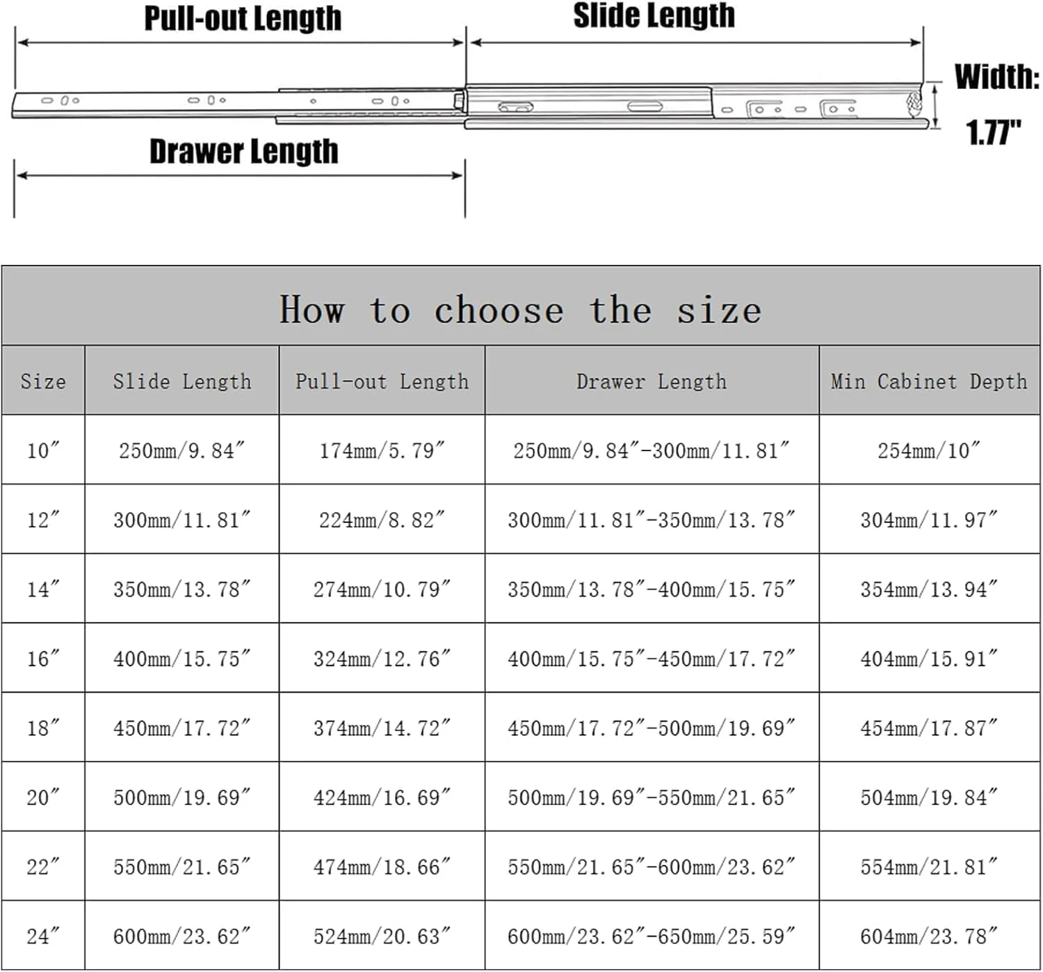VAPSINT 10 جفت ریل کشو 22 اینچی با مکانیزم آرام بند، بلبرینگ دار، فول اکستنشن، نصب جانبی، ریل کابینت آشپزخانه با ظرفیت 45 کیلوگرم VAPSINT 10 جفت ریل کشو 22 اینچی با مکانیزم آرام بند، بلبرینگ دار، فول اکستنشن، نصب جانبی، ریل کابینت آشپزخانه با ظرفیت 45 کیلوگرم