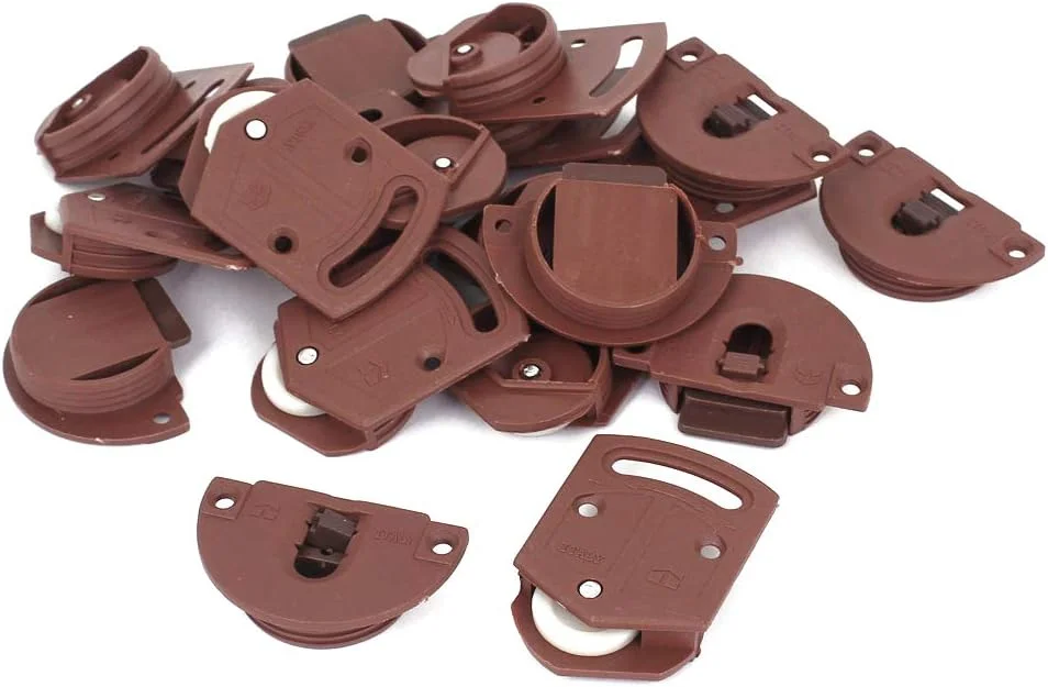 یوکسیل، غلتک درب کشویی کمد لباس، کیت داخلی پنل مسیر دنده، 10 جفت یوکسیل، غلتک درب کشویی کمد لباس، کیت داخلی پنل مسیر دنده، 10 جفت