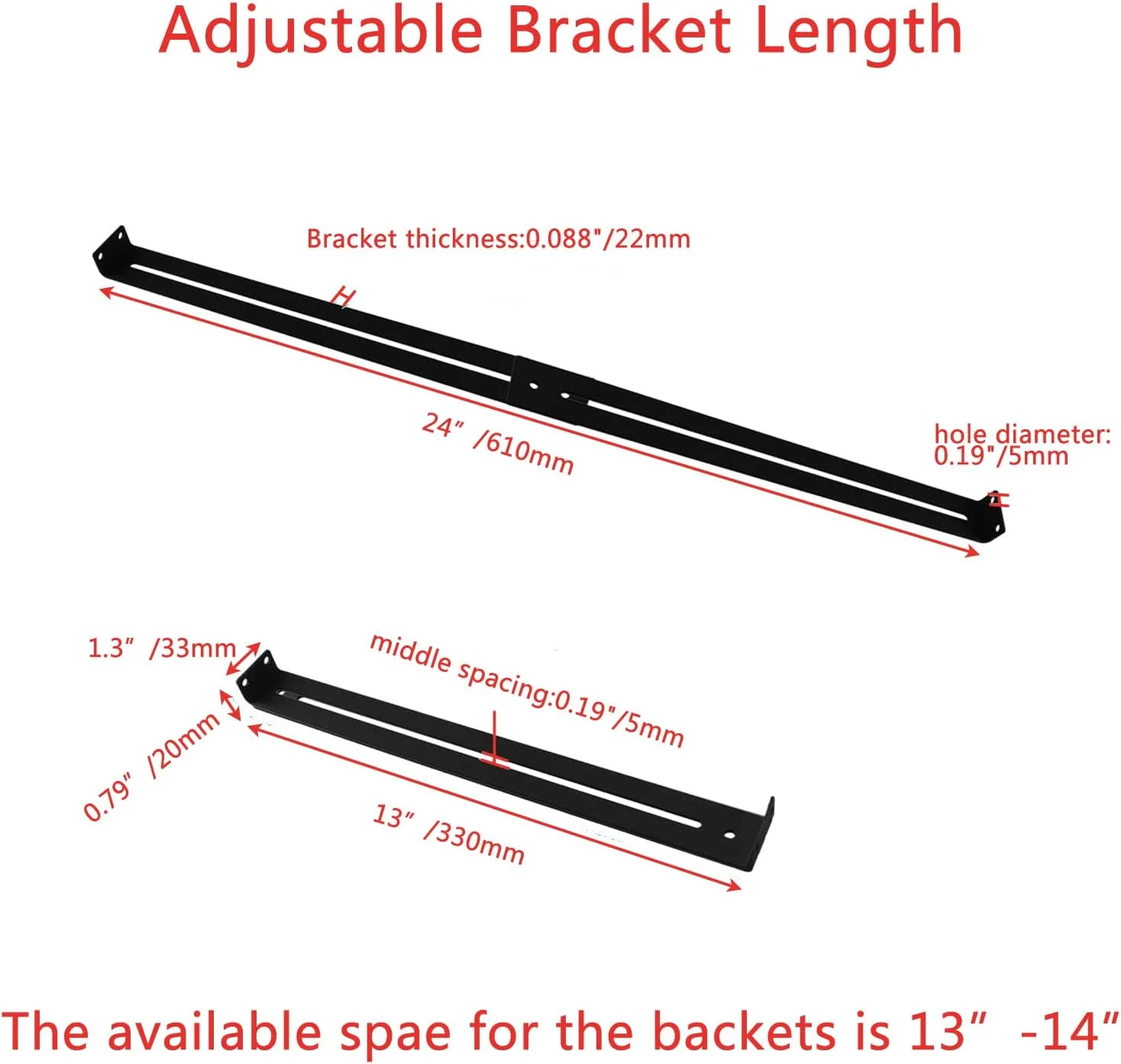 کیت تعمیر کشو VANROUG، براکت لوازم جانبی تعمیر مبلمان، نصب میانی برای تقویت و تعمیر شکستگی، برای سینه کشوهای چوبی/نئوپان/MDF - شامل پیچ (4 عدد)