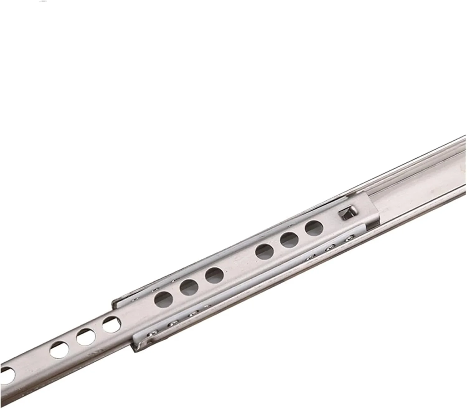 ریل کشویی بلبرینگی دو قسمتی 8 تا 16 اینچ، ریل کشو مبلمان، ریل بلبرینگی فولادی، مناسب برای کشوهای کابینت و صفحه کلید (یک عدد 342 میلی متر)