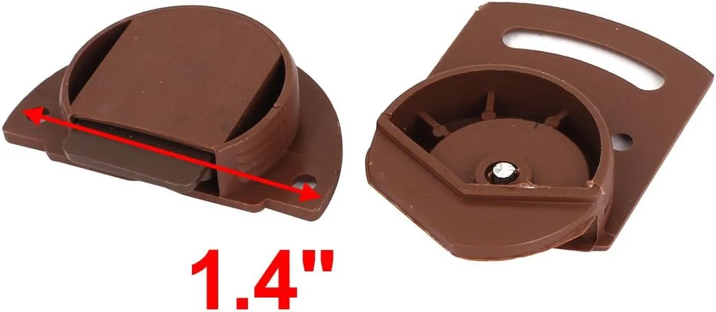 uxcell sourcingmap غلتک درب کشویی کمد لباس، کیت داخلی پنل مسیر دنده، 5 جفت