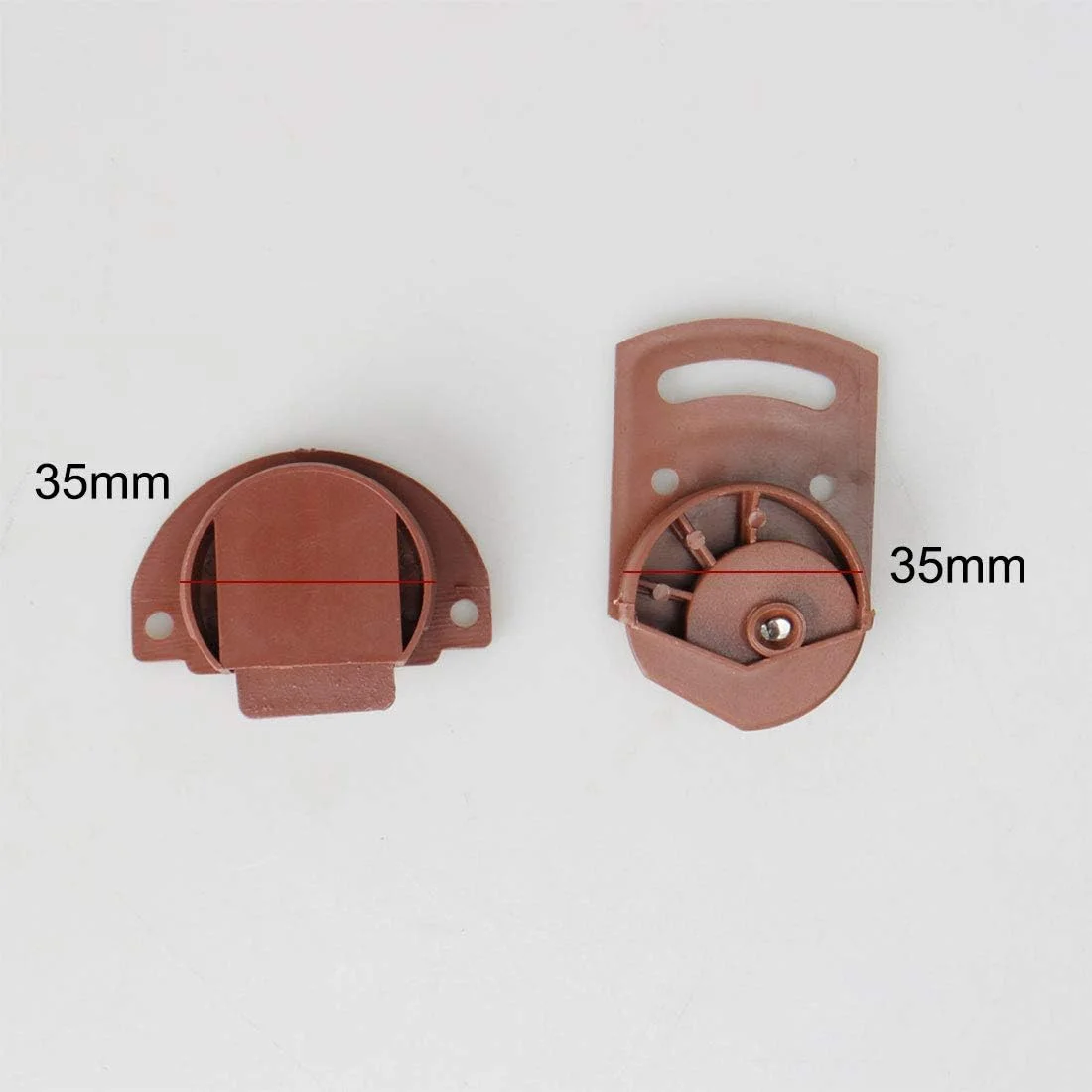 uxcell sourcingmap غلتک درب کشویی کمد لباس، کیت داخلی پنل مسیر دنده، 5 جفت