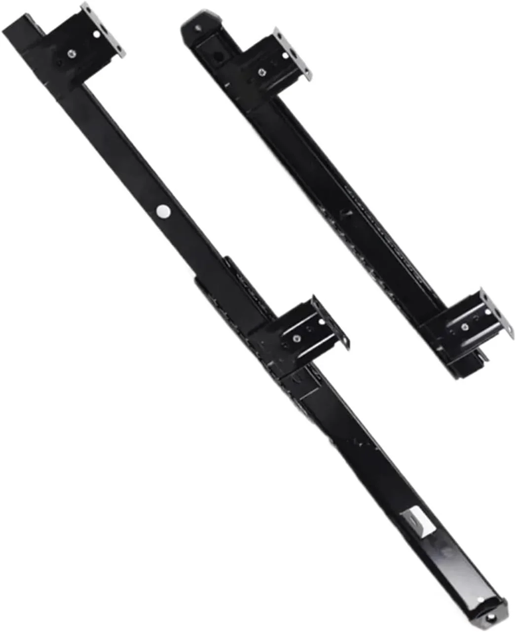 یک جفت ریل کشو ضخیم شده میز کامپیوتر، راهنمای توپی، فولادی، تاشو، سخت افزار مبلمان