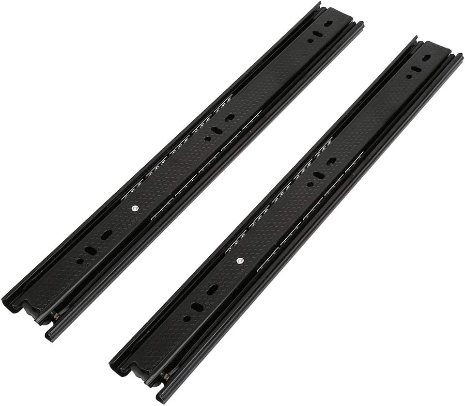 ریل کشو بلبرینگی Tihebeyan، ریل های بادوام برای کشوهای نرم و محکم، 35 * 4.5 سانتی متر، ساخته شده از فولاد نورد سرد برای کمدهای متحرک، مبلمان عمومی