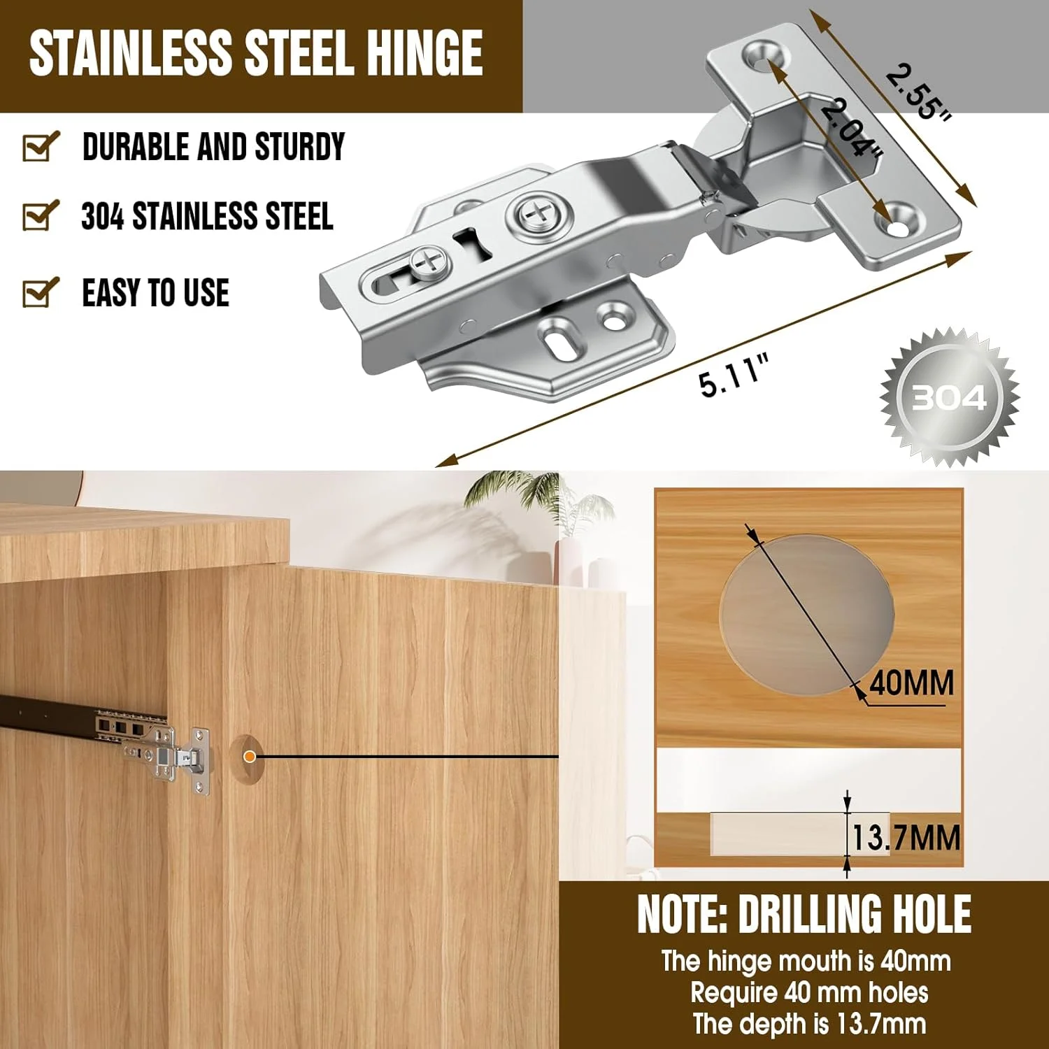 ریل درب توکار Suemisi، سخت افزار کشویی درب محوری، کیت سخت افزاری درب توکار کابینت مناسب برای درب توکار، درب کابینت (مشکی، 14 اینچ 4 عدد)