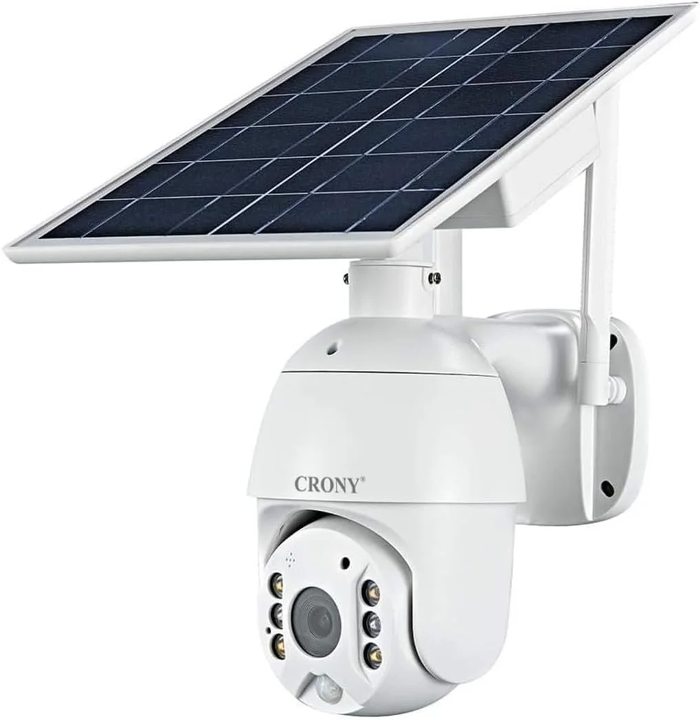 دوربین مداربسته خورشیدی امنیتی CRONY - دید در شب تمام رنگی، 4G با انرژی خورشیدی، ردیابی هوش مصنوعی در فضای باز، ذخیره سازی ابری، نیاز به WIFI، صدای دو طرفه، آلارم PIR 1080P، ایده آل برای انبار مزرعه پارکینگ دوربین مداربسته خورشیدی امنیتی CRONY - دید در شب تمام رنگی، 4G با انرژی خورشیدی، ردیابی هوش مصنوعی در فضای باز، ذخیره سازی ابری، نیاز به WIFI، صدای دو طرفه، آلارم PIR 1080P، ایده آل برای انبار مزرعه پارکینگ