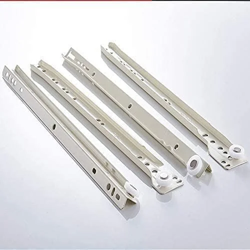 ریل کشو کابینت چرخ دار Robustline، دو جفت (ضخامت 1.0 میلی متر)، ریل های کشو سنگین (12 اینچ)