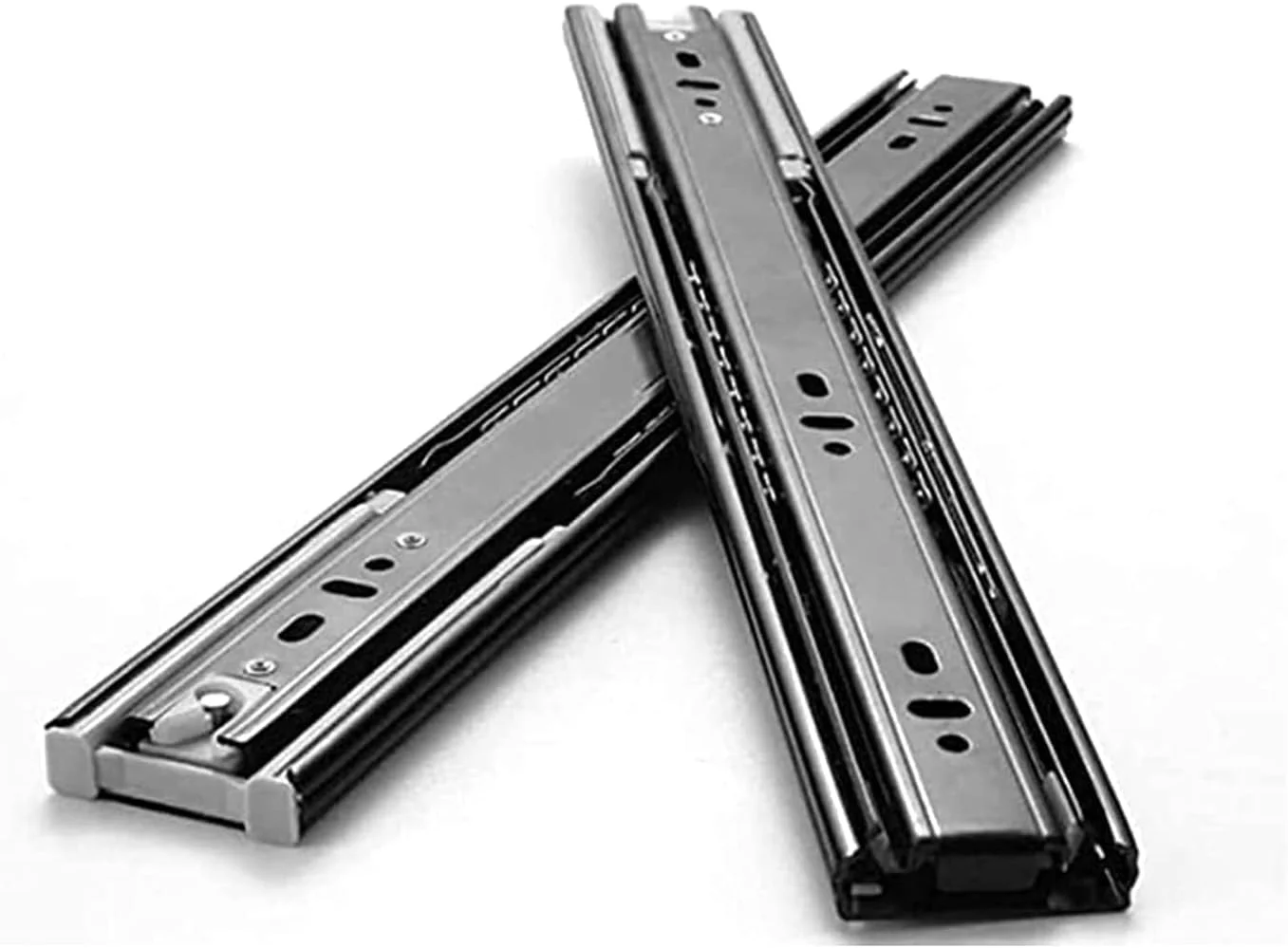 ریل کشویی بلبرینگ فولادی با مکانیزم آرام بند رویال اپکس (طول 50 سانتی متر)