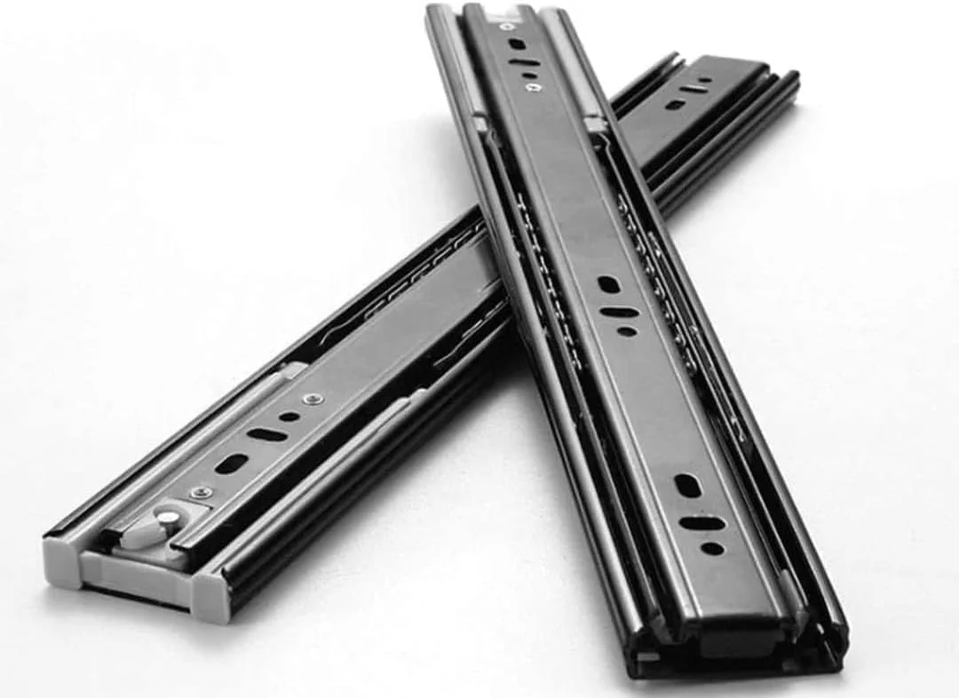 ریل کشویی بلبرینگ فولادی با مکانیزم آرام بند رویال اپکس (طول 50 سانتی متر)