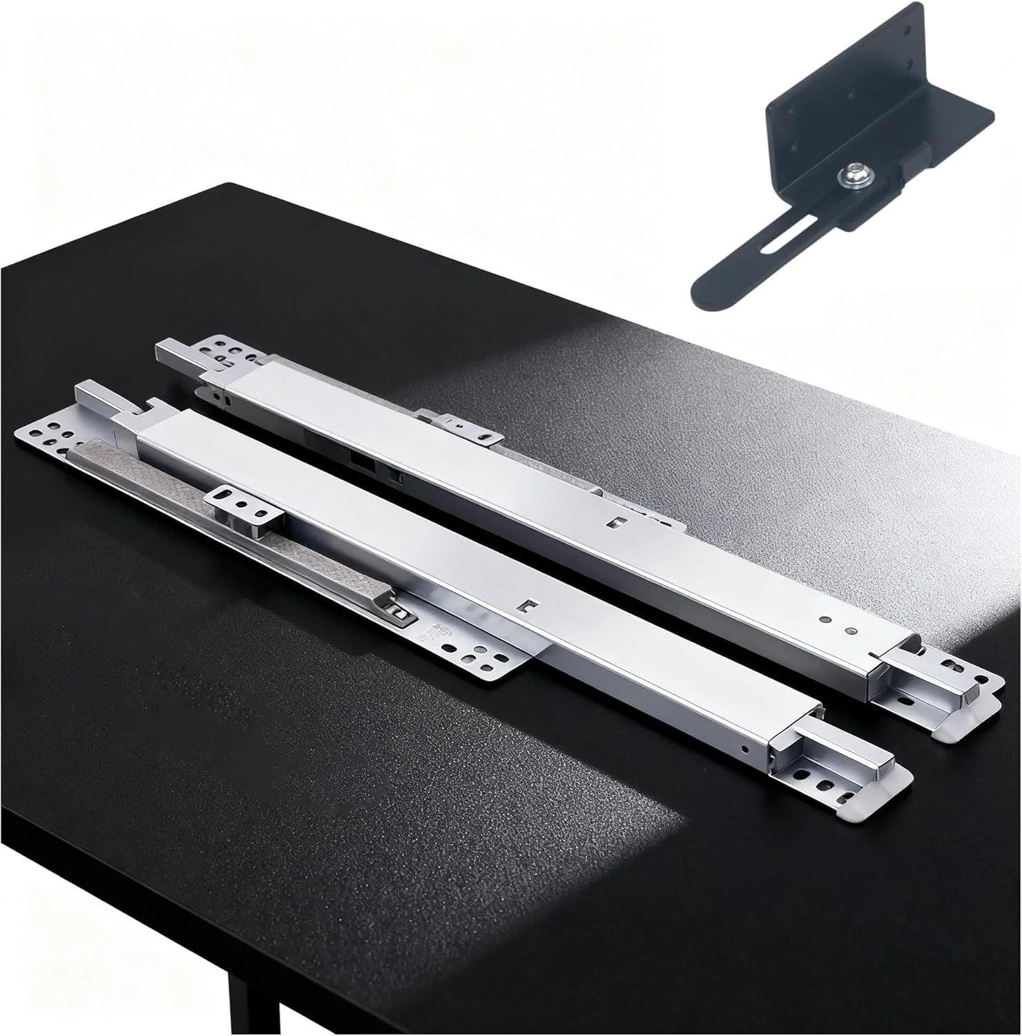 ریل کشو زیرین 20 تا 75 سانتیمتری، ریل سنگین با قابلیت میرایی برای کابینتهای ویترینی (700 میلیمتر) ریل کشو زیرین 20 تا 75 سانتیمتری، ریل سنگین با قابلیت میرایی برای کابینتهای ویترینی (700 میلیمتر)