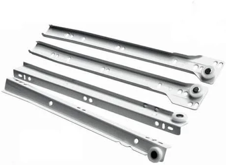 ریل کشویی زیرین فلزی سفید رنگ REJS، سایز 450 میلی متر ریل کشویی زیرین فلزی سفید رنگ REJS، سایز 450 میلی متر