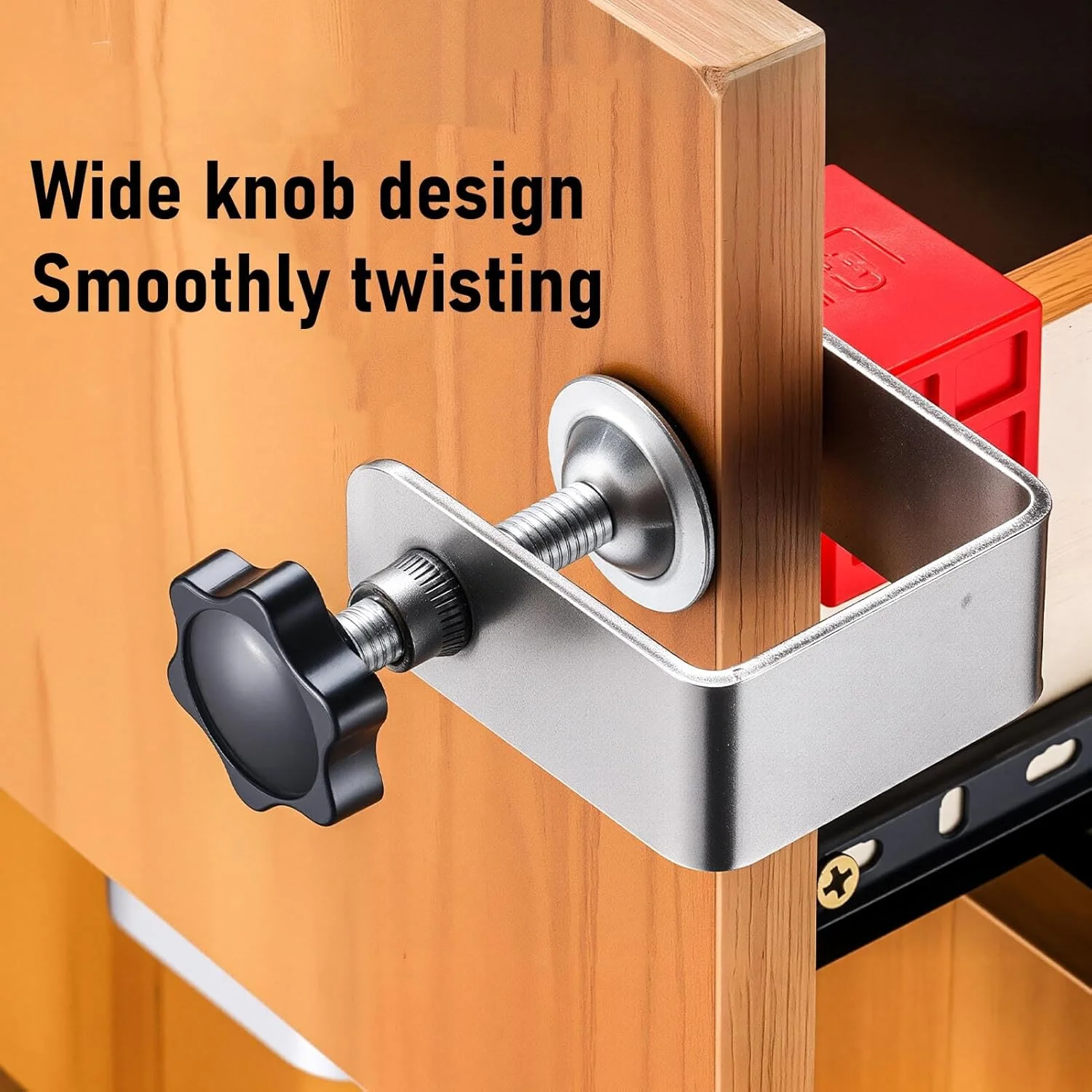 گیره نصب سخت افزار کشو کابینت Nurnesy با گیره های قابل تنظیم، استیل ضد زنگ، برای مونتاژ مبلمان، فرآیند نصب خود را ساده کنید