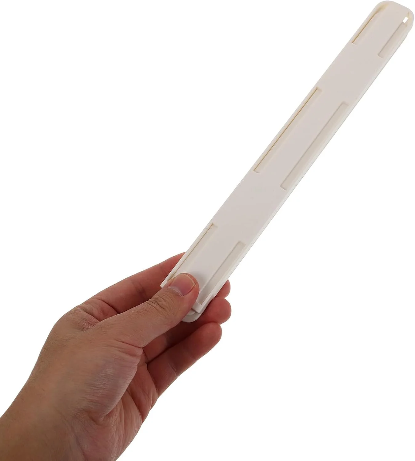 NUOBESTY 2 عدد ریل کشویی خود چسب، ریل پلاستیکی کشو، ریل های کشویی زیرین، ریل های کابینت با قابلیت باز شدن کامل، کیت راهنمای ریل نصب شده در کنار برای لوازم جانبی ذخیره سازی خانگی و اداری