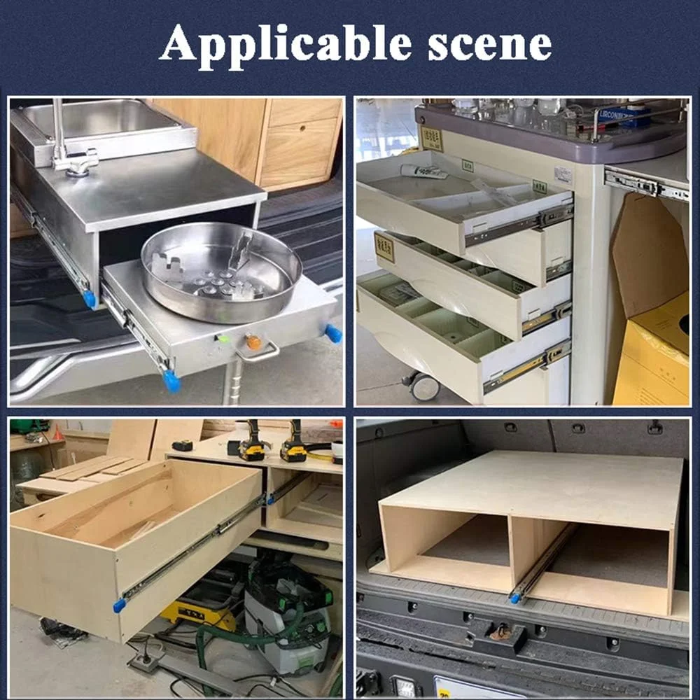 ریل کشو آرام بند NOPQRST (سایز 25 تا 127 سانتیمتر) بلبرینگ روان کننده با باز شدن کامل روکش گالوانیزه سنگین، یک جفت (95 سانتیمتر) ریل کشو آرام بند NOPQRST (سایز 25 تا 127 سانتیمتر) بلبرینگ روان کننده با باز شدن کامل روکش گالوانیزه سنگین، یک جفت (95 سانتیمتر)