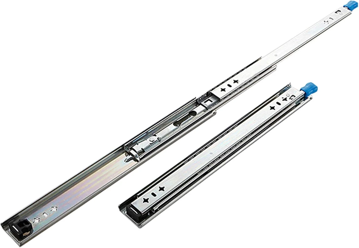 NOPQRST یک جفت ریل کشو سنگین با قفل، بلبرینگ دار، بازشوندگی کامل، حرکت نرم و نصب جانبی، روکش زینک، تحمل وزن 111 کیلوگرم (600 میلی متر/24 اینچ) NOPQRST یک جفت ریل کشو سنگین با قفل، بلبرینگ دار، بازشوندگی کامل، حرکت نرم و نصب جانبی، روکش زینک، تحمل وزن 111 کیلوگرم (600 میلی متر/24 اینچ)