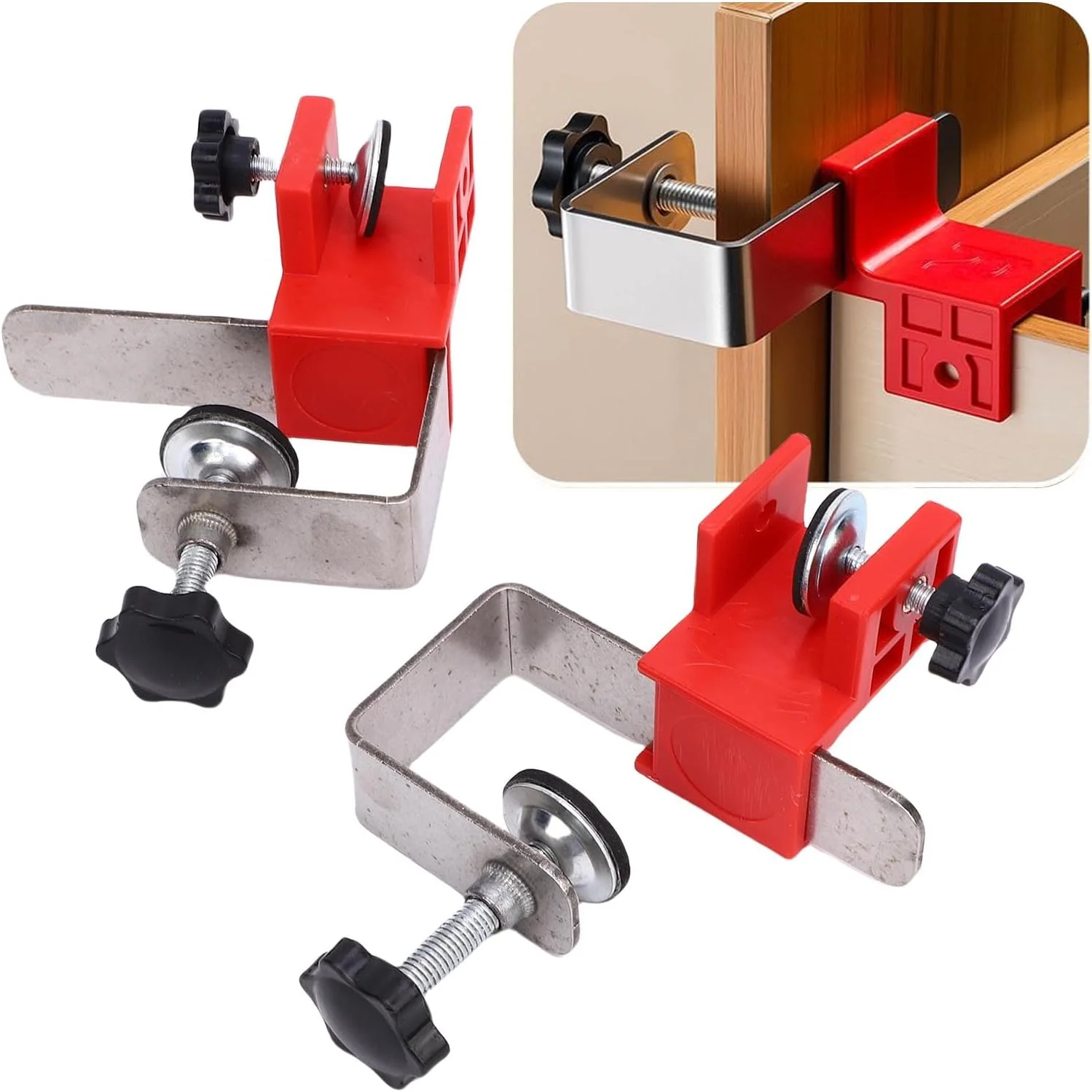 گیره نصب کشو NOENNULL Minteccette، یک جفت ابزار گیره کشو استیل ضد زنگ قابل تنظیم برای گروه مبلمان، ماسک های موقعیت یابی گیره نصب کشو NOENNULL Minteccette، یک جفت ابزار گیره کشو استیل ضد زنگ قابل تنظیم برای گروه مبلمان، ماسک های موقعیت یابی