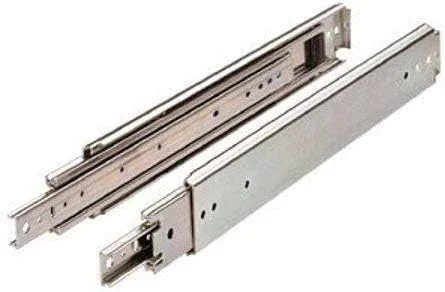 ریل کشو NJM سایز 18 اینچ - نصب جانبی، ریل کشو سنگین فلزی با بلبرینگ و باز شدن کامل برای کابینت آشپزخانه و میزهای کنار تخت ریل کشو NJM سایز 18 اینچ - نصب جانبی، ریل کشو سنگین فلزی با بلبرینگ و باز شدن کامل برای کابینت آشپزخانه و میزهای کنار تخت