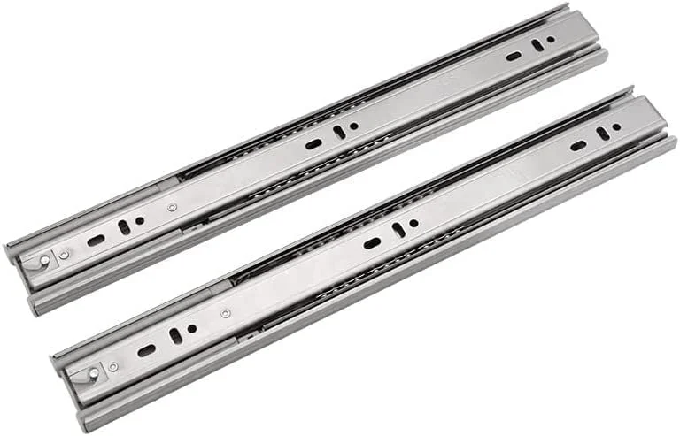 ریل کشو MCHERRY با مکانیزم آرام بند، 35 سانتی متری، نصب جانبی، استیل ضد زنگ، بلبرینگ سنگین، باز شدن کامل برای کشو (35 سانتی متر) ریل کشو MCHERRY با مکانیزم آرام بند، 35 سانتی متری، نصب جانبی، استیل ضد زنگ، بلبرینگ سنگین، باز شدن کامل برای کشو (35 سانتی متر)