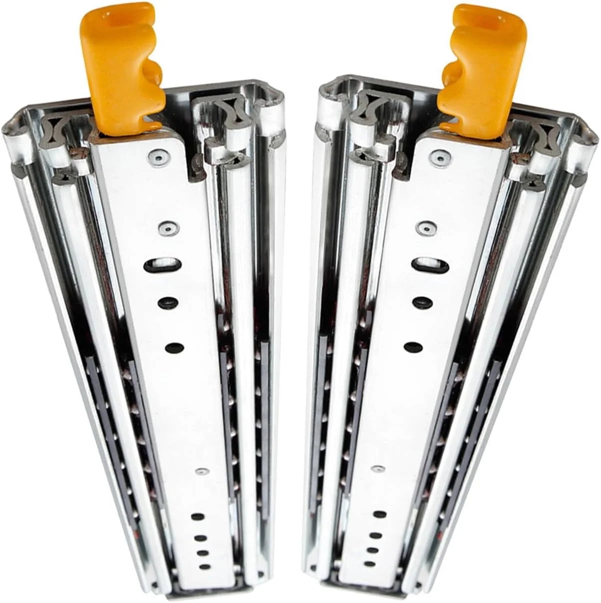 ریل کشویی صنعتی قفلدار، ریل کشویی با ظرفیت 480 پوند، ریل کشویی بلبرینگ با باز شدن کامل و نصب جانبی، طول 40-80 اینچ، 1 جفت (60 اینچ (150 سانتیمتر)) ریل کشویی صنعتی قفلدار، ریل کشویی با ظرفیت 480 پوند، ریل کشویی بلبرینگ با باز شدن کامل و نصب جانبی، طول 40-80 اینچ، 1 جفت (60 اینچ (150 سانتیمتر))