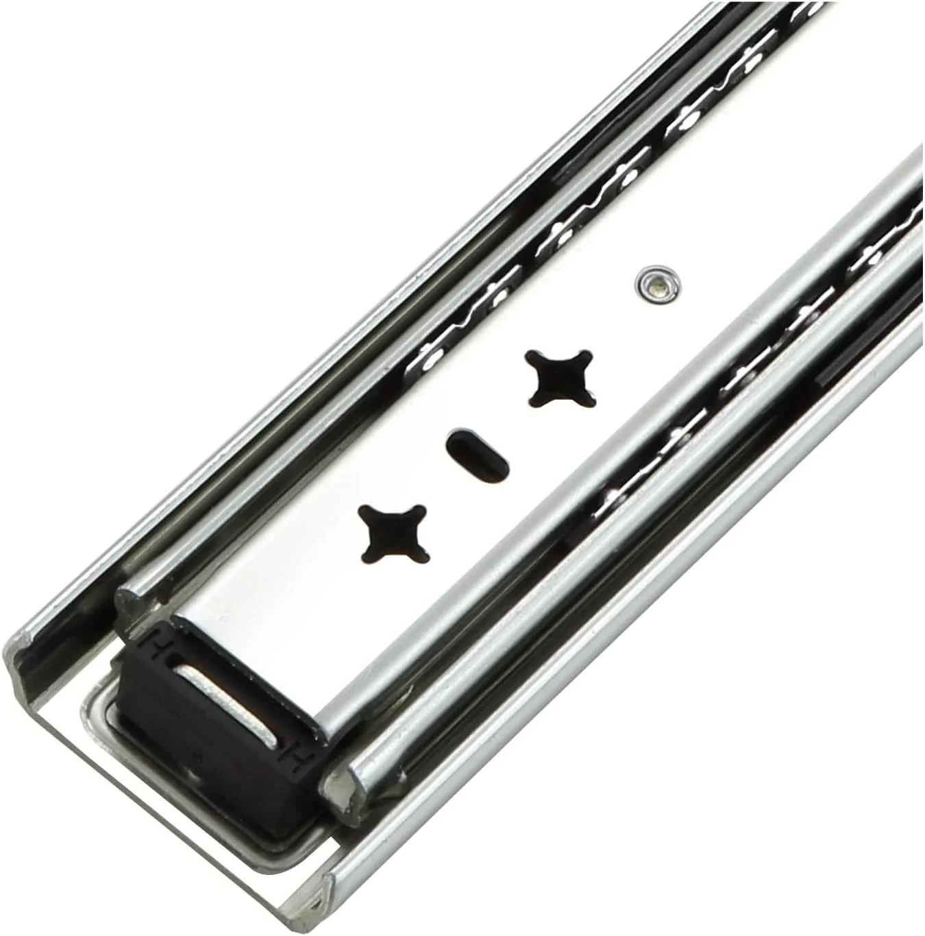 ریل کشویی قفلدار سنگین 10 تا 60 اینچ، بلبرینگ لغزنده 256 پوند، راهنمای سه تایی، بازشوندگی کامل، صنعتی 53 میلیمتری (بدون قفل 34 اینچ (850 میلیمتر)) ریل کشویی قفلدار سنگین 10 تا 60 اینچ، بلبرینگ لغزنده 256 پوند، راهنمای سه تایی، بازشوندگی کامل، صنعتی 53 میلیمتری (بدون قفل 34 اینچ (850 میلیمتر))