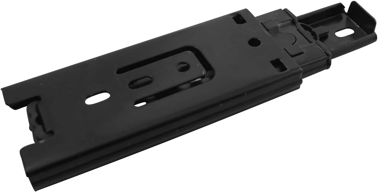 LQ Industrial ست ریل کشویی کابینت آشپزخانه و کمد فولادی مشکی 2 عددی 10 سانتی متری با قابلیت باز شدن کامل، مناسب برای قفسه ها LQ Industrial ست ریل کشویی کابینت آشپزخانه و کمد فولادی مشکی 2 عددی 10 سانتی متری با قابلیت باز شدن کامل، مناسب برای قفسه ها