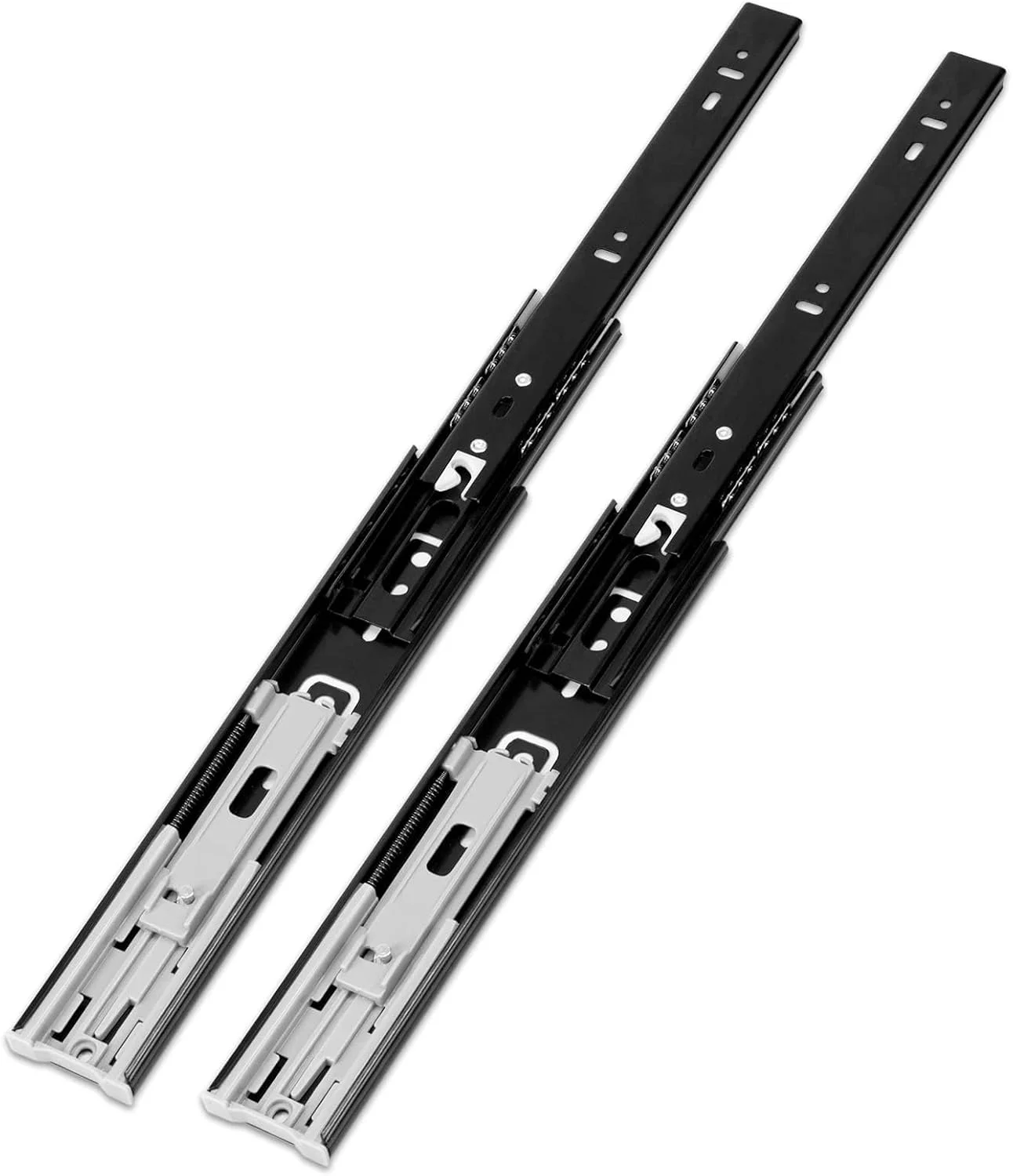 ریل کشو سنگین وزن با مکانیزم آرام بند 35 سانتی‌متری - ریل‌های بلبرینگی سه تکه با باز شدن کامل، مناسب برای آشپزخانه/کارگاه/اداره (یک جفت، طراحی کاهش صدا)