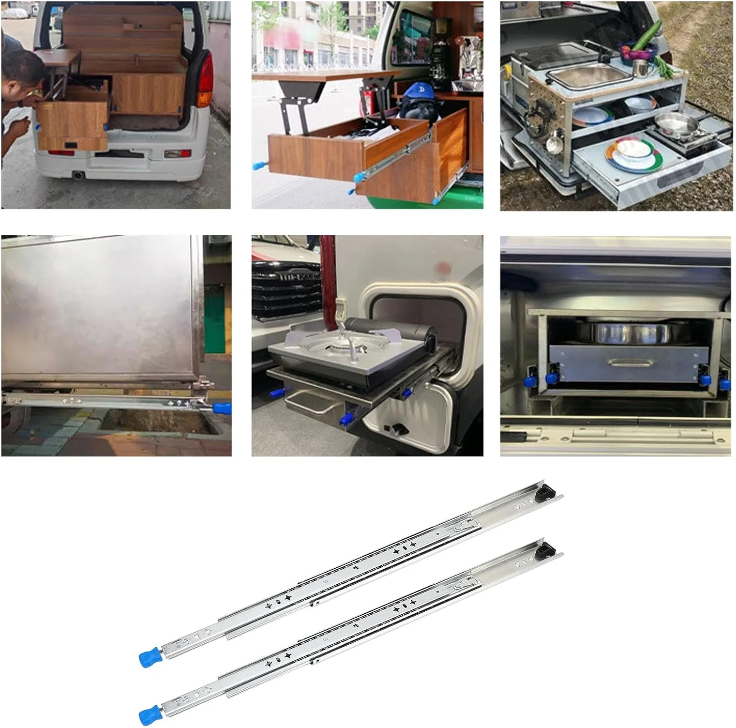 ریل کشویی قفل دار سنگین Fabater، ریل های تمام بازشو 900 میلی متری با قفل، ریل کشویی نصب جانبی سنگین 3 قسمتی با تحمل وزن 120 کیلوگرم برای کابینت ها، RV ها، کامیون ها، نصب آسان ریل کشویی قفل دار سنگین Fabater، ریل های تمام بازشو 900 میلی متری با قفل، ریل کشویی نصب جانبی سنگین 3 قسمتی با تحمل وزن 120 کیلوگرم برای کابینت ها، RV ها، کامیون ها، نصب آسان
