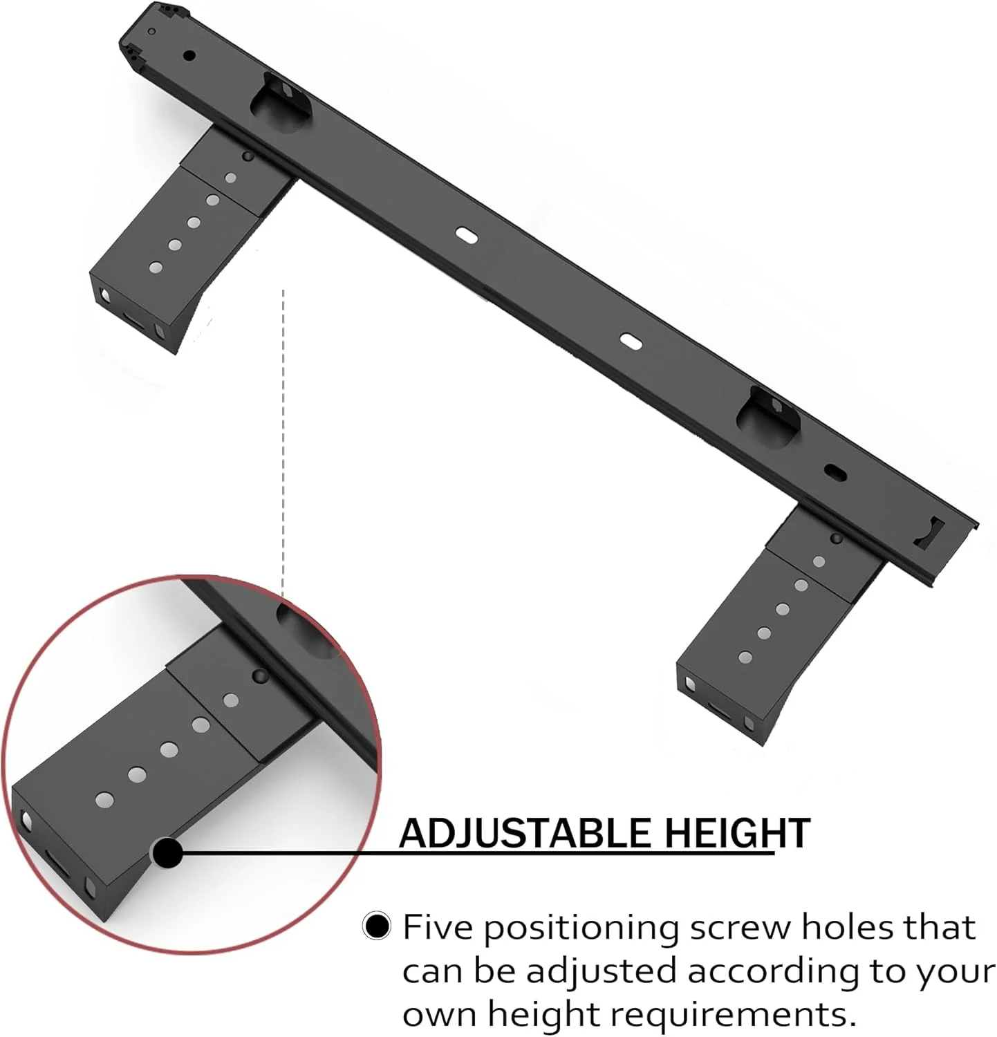 ریل کشویی کیبورد FRMSAET با ساختار فولادی سنگین و ضخامت 12/14/16/18 اینچ، بلبرینگ دار، مناسب برای کشوی کیبورد، سینی لوازم جانبی، سخت افزار مبلمان کابینت (16 اینچ، مشکی)