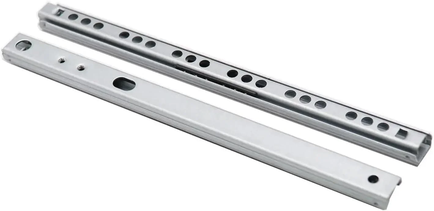 یک جفت ریل کشو باریک دو قسمتی 8 تا 16 اینچ، عرض 17 میلی متر، ریل مینیاتوری ساچمه ای فولادی کابینت، ارسال رایگان (14 اینچ) یک جفت ریل کشو باریک دو قسمتی 8 تا 16 اینچ، عرض 17 میلی متر، ریل مینیاتوری ساچمه ای فولادی کابینت، ارسال رایگان (14 اینچ)