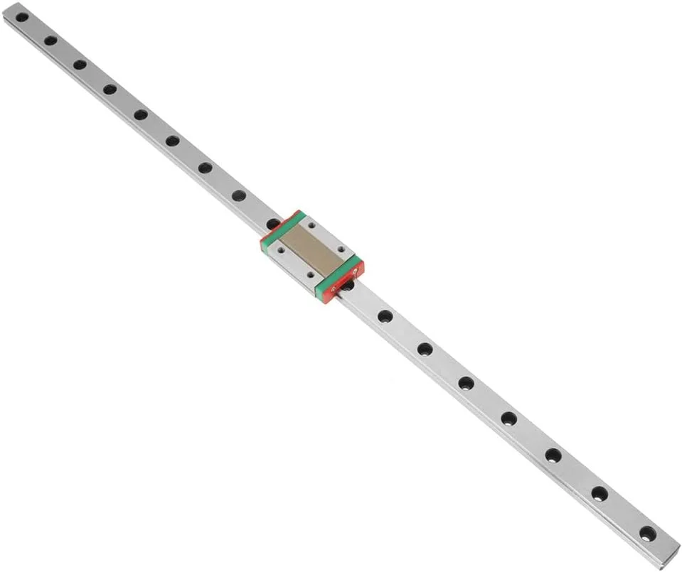 ریل مینیاتوری خطی Ejoyous MGN12H، طول 450 میلی متر، عرض 12 میلی متر، بلوک اسلاید برای روترهای CNC و تراش ها