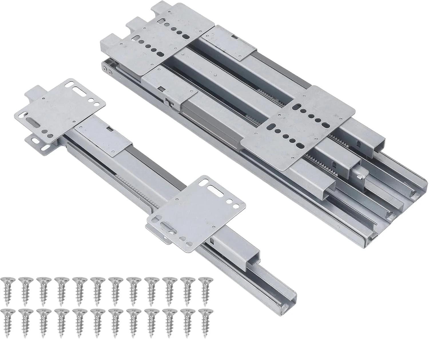 ریل کشویی فولادی نورد سرد 60 کیلوگرمی Eujgoov با عملکرد پد میرایی برای کابینت ها و کمدها