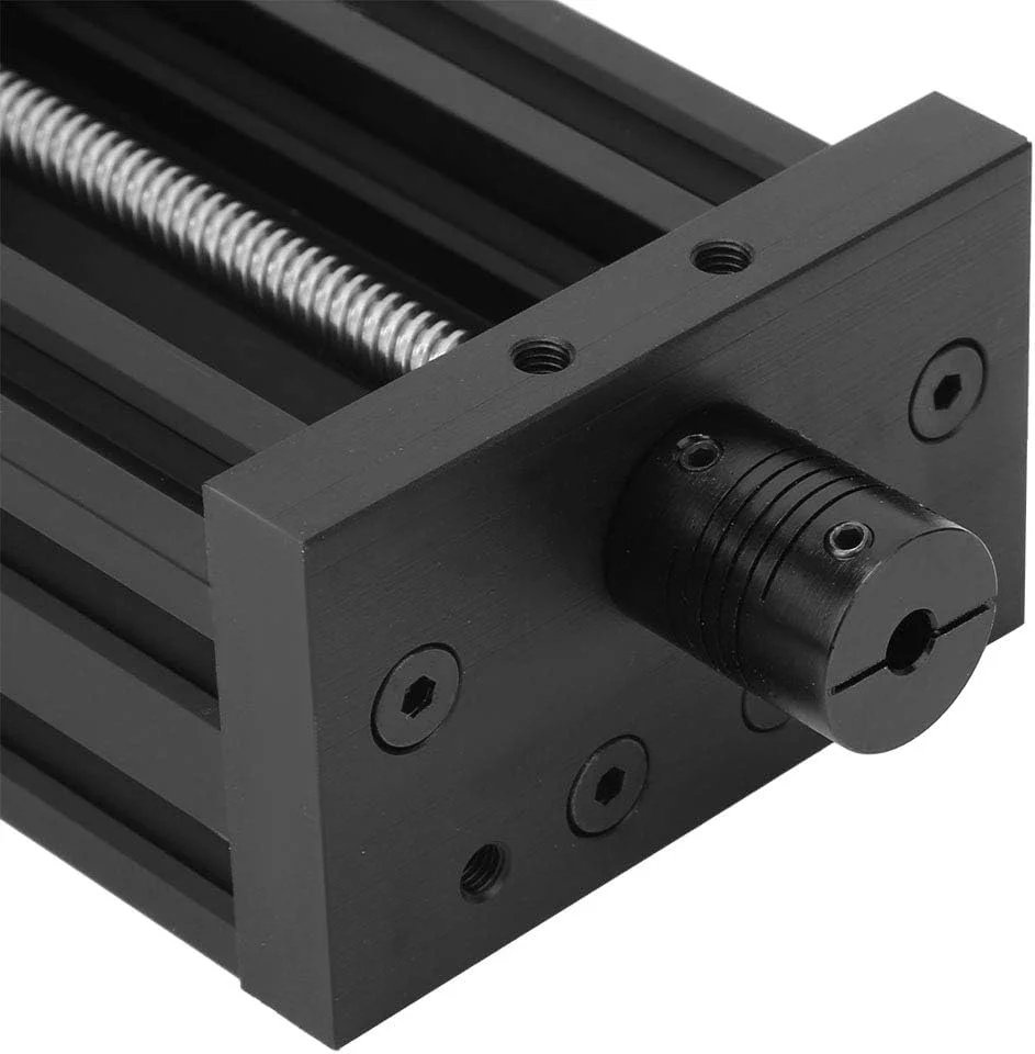 میز خطی اسلاید پیچی آلیاژ آلومینیوم با استحکام بالا تغییر شکل حرارتی کم کاربردهای رفت و برگشتی صنعت اتوماسیون ابزارهای ماشین ترکیبی خطوط تولید خودکار پایه