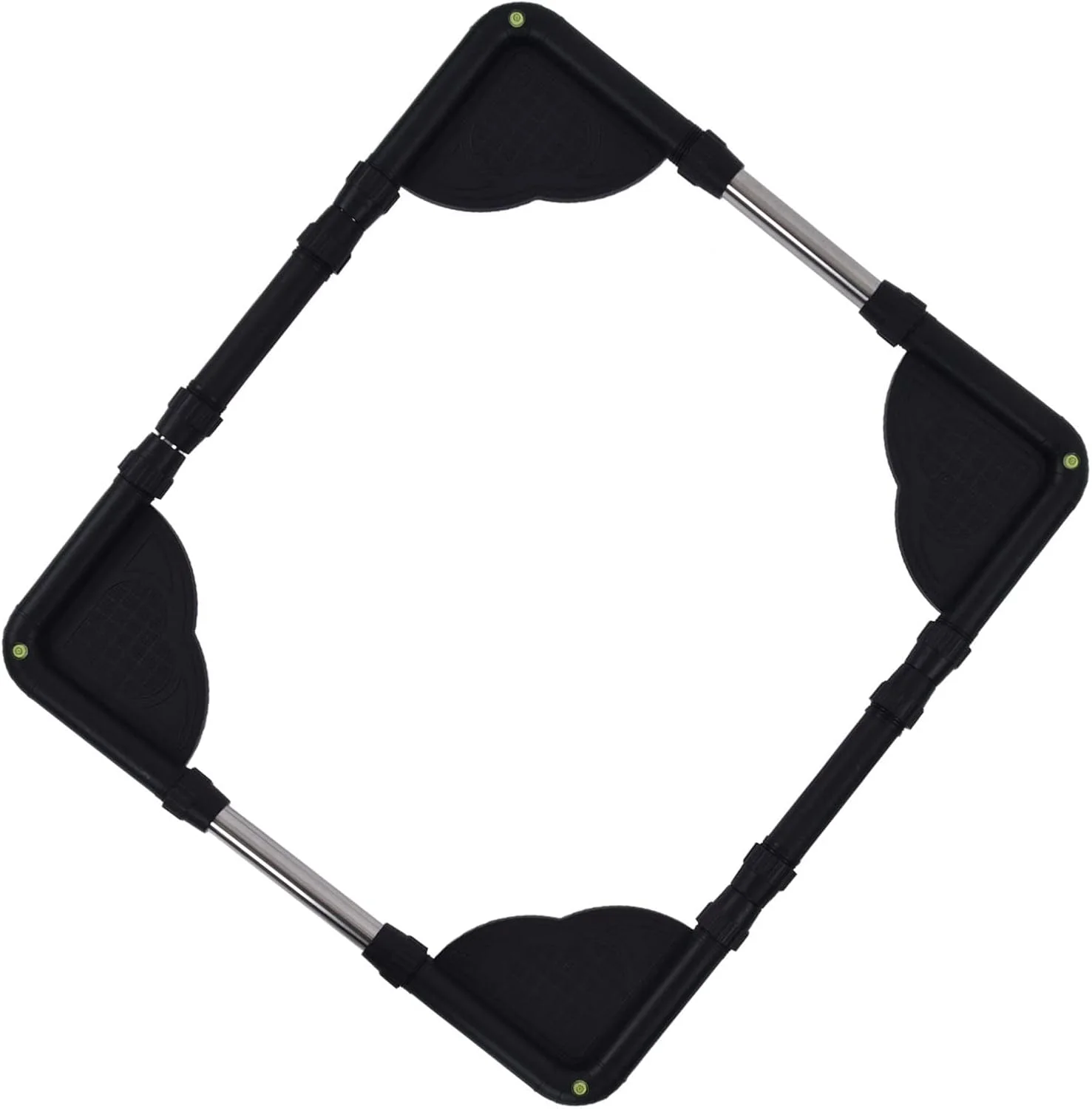 پایه قابل تنظیم دستگاه دالی، چرخ چرخشی 360 درجه، چرخ دستی، سخت افزار خانگی، مبلمان متحرک، مشکی