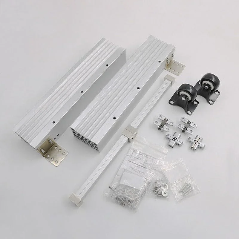 ریل کشویی میز ناهارخوری با قابلیت افزایش طول، ریل کشویی با باز شدن کامل، ریل میز تاشو مخفی، ریل میز تاشو چند بخشی، سخت افزار خانگی، 1270 میلی متر