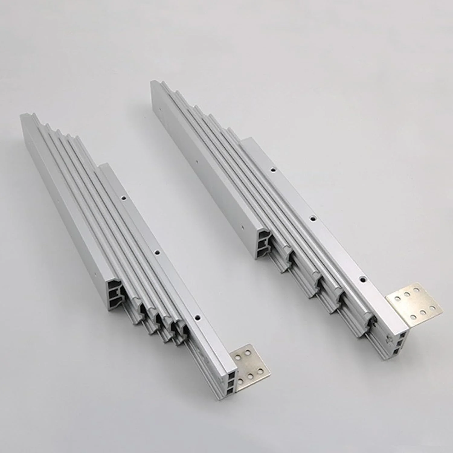 ریل کشویی میز ناهارخوری با قابلیت افزایش طول، ریل کشویی با باز شدن کامل، ریل میز تاشو مخفی، ریل میز تاشو چند بخشی، سخت افزار خانگی، 1270 میلی متر