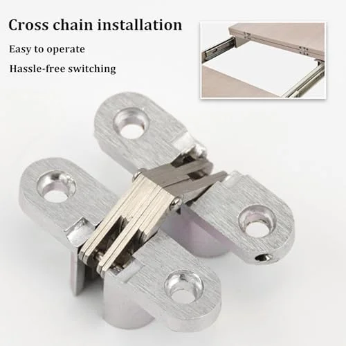 ریل کشویی تاشو رومیزی - لولا مخفی برای میزها و کانتر آشپزخانه، طراحی فشاری، لوازم جانبی 40 سانتی متر تا 135 سانتی متر