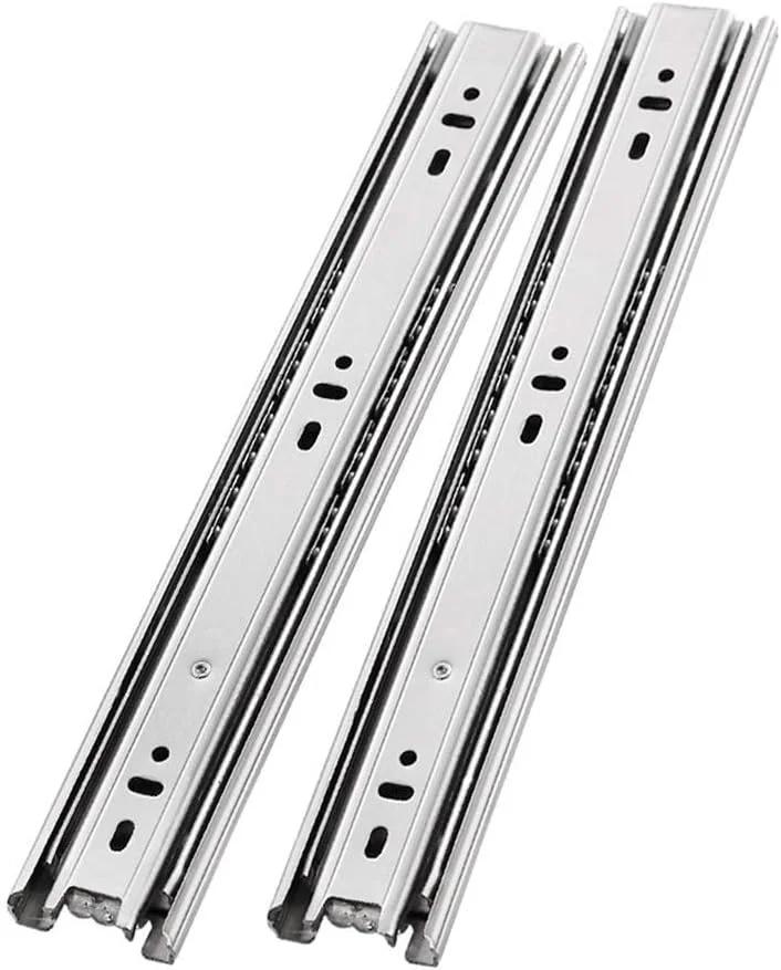 ریل کشو فشاری سنگین تمام بازشو بلبرینگی استیل ضد زنگ نصب جانبی 1000 میلی متر (40 اینچ) برای عملکرد روان