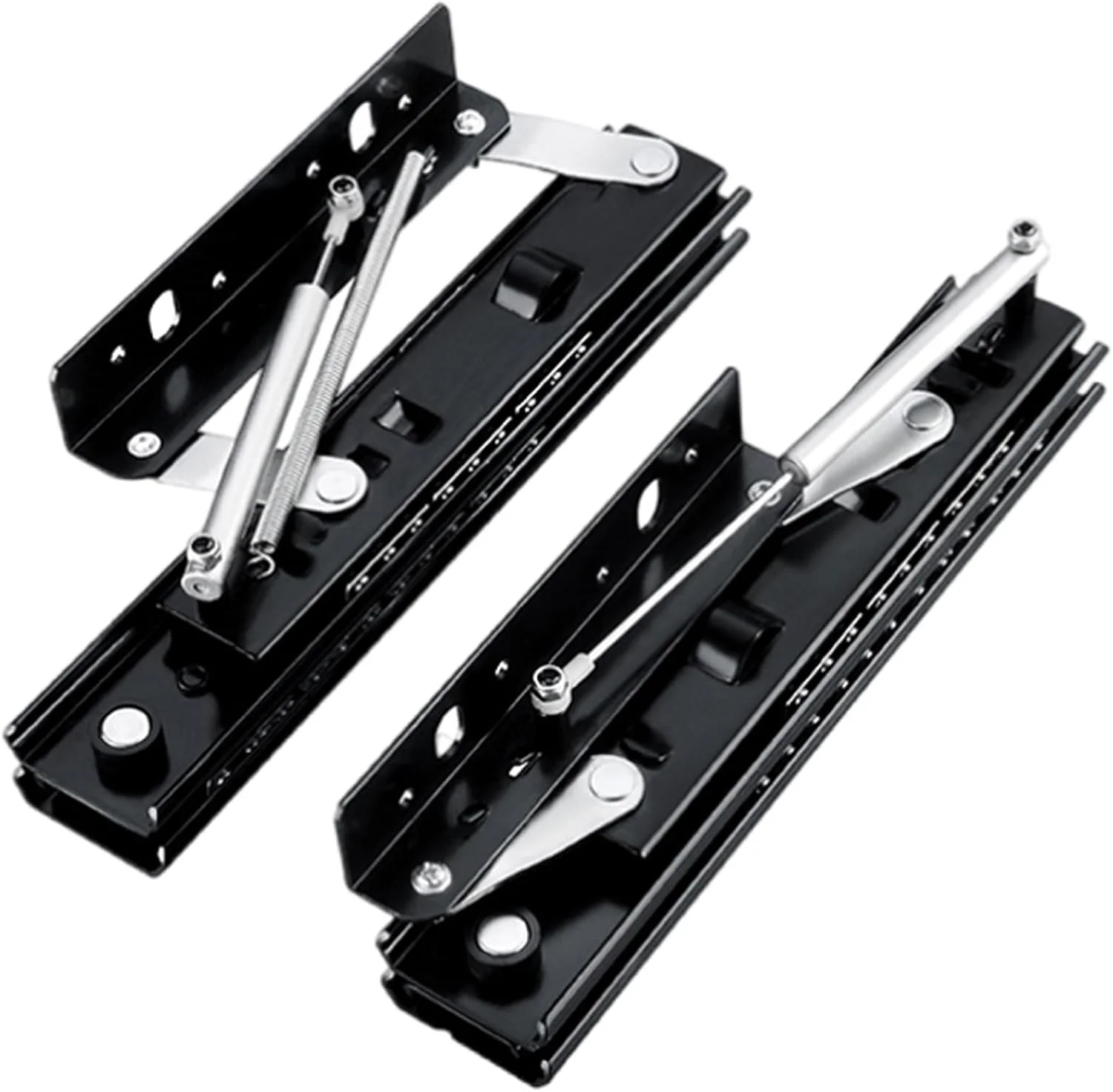 ریل های کشویی کشو با باز شدن کامل، ریل های کشویی کشو سنگین، ریل کشویی میز، بلبرینگ، مقاوم در برابر زنگ زدگی، سر خوردن آسان، برای کابینت آشپزخانه، کمد لباس، قفسه ها