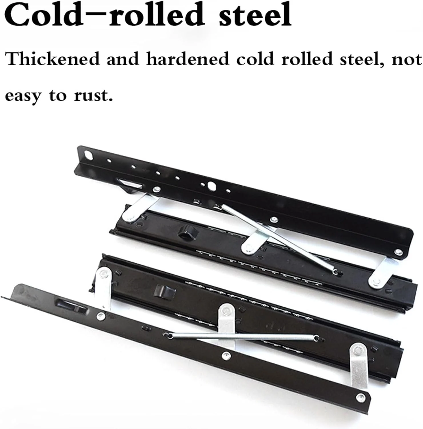 ریل های کشویی با قابلیت باز شدن کامل، ریل کشو کابینت آشپزخانه، ریل کشو سنگین با نصب جانبی، مسیر نامرئی، مقاوم در برابر زنگ زدگی، برای میز تحریر، میز کار، میز ناهار خوری