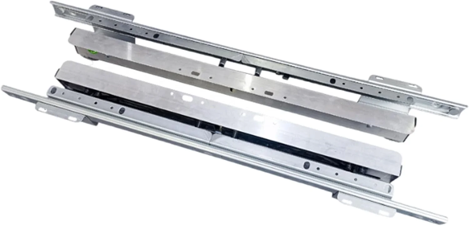 ریل کشویی میز تاشو، راهنمای ریل بلبرینگ، ریل کشویی سنگین وظیفه با نصب جانبی، مقاوم در برابر زنگ زدگی، مناسب برای کابینت آشپزخانه، کمد لباس، قفسه ها