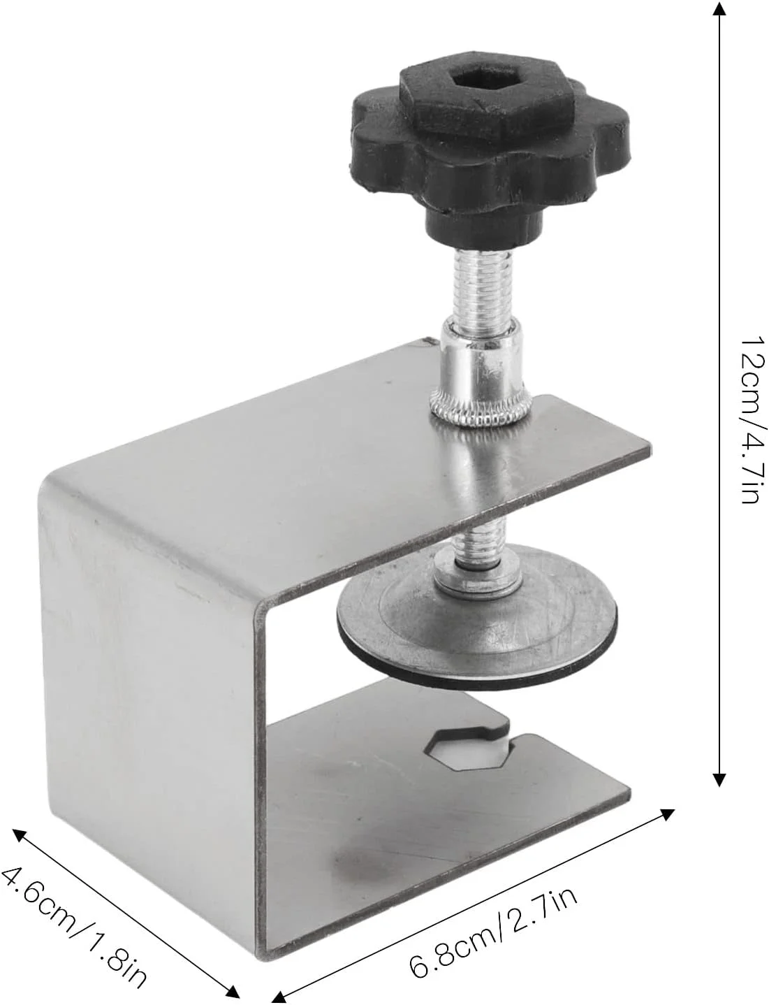 گیره های کشو Omabeta، گیره های پاشش الکترواستاتیک فولاد سرد فشرده، نصب جلوی کشو، ابزار نجاری مبلمان برای پانل ها، 2 عدد