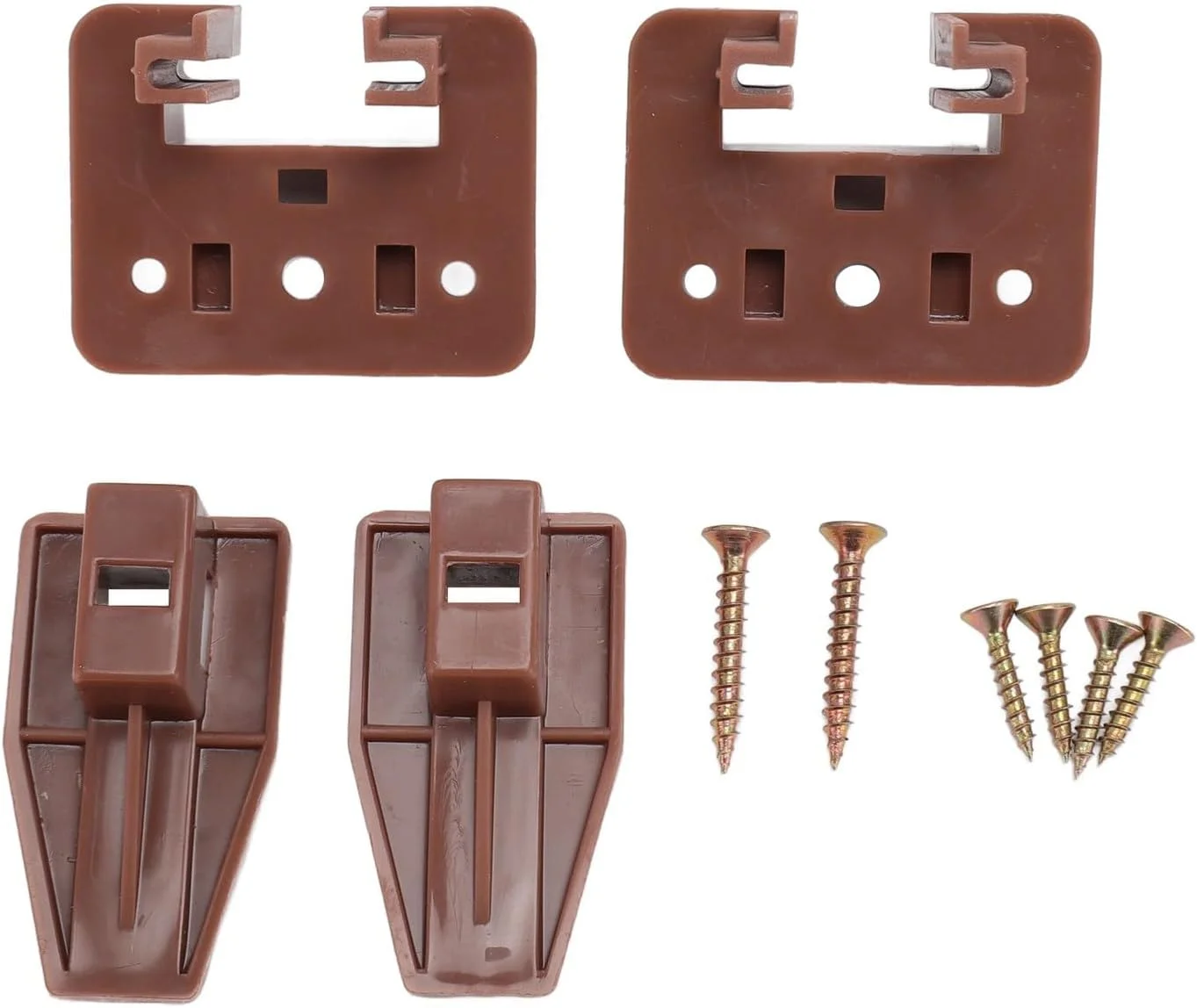 مجموعه ریل و لغزنده کشو Phefop، نصب آسان برای سیستم های کشو مبلمان، 10 عدد لغزنده برای نصب مرکزی، قطعات جایگزین DIY