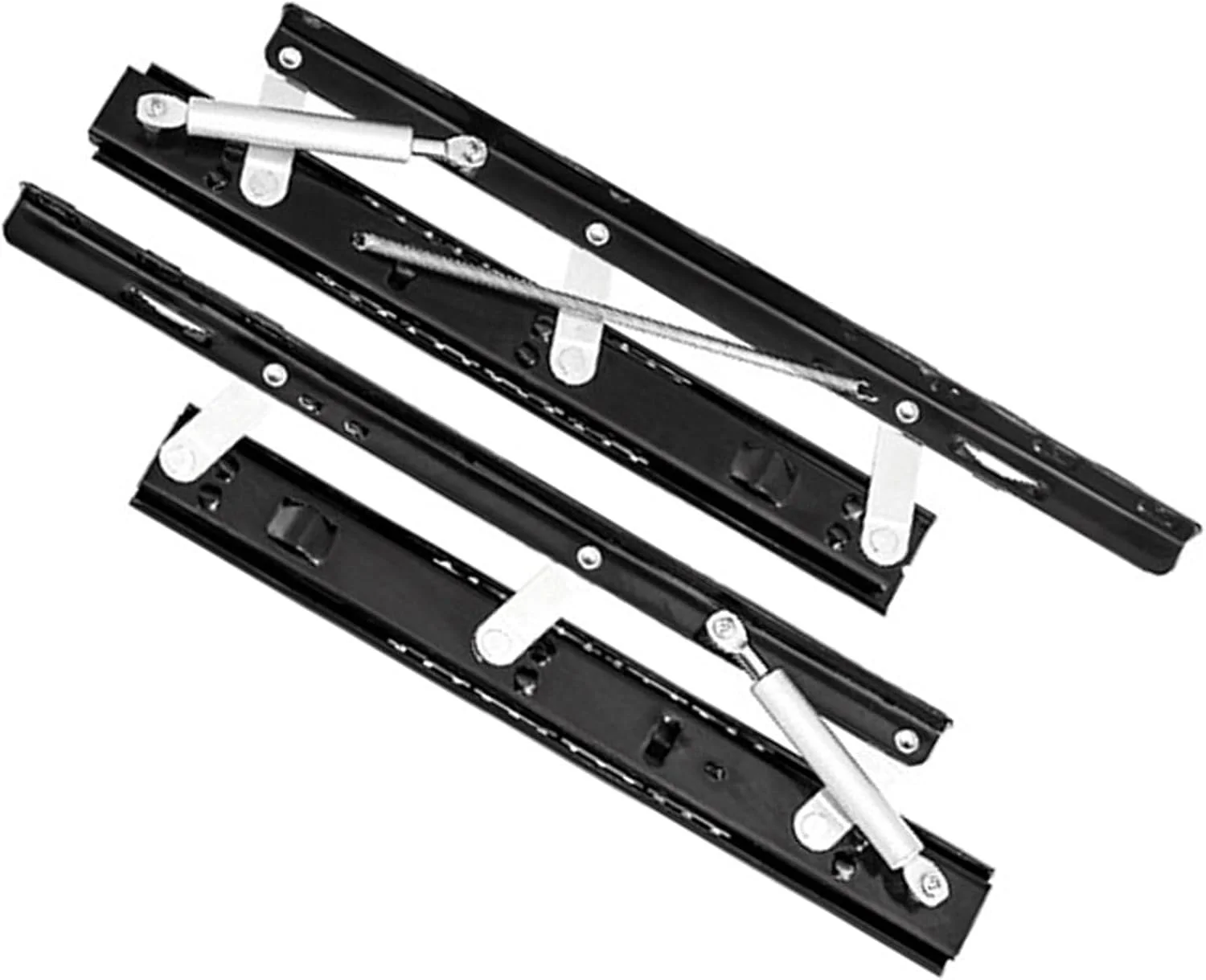 ریل کشو آرام بند، ریل های کشویی کابینت فلزی سنگین، لغزنده های کشو مخفی آرام بند، مقاوم در برابر زنگ زدگی، مسیر نامرئی، برای کابینت آشپزخانه، میز کنار تخت