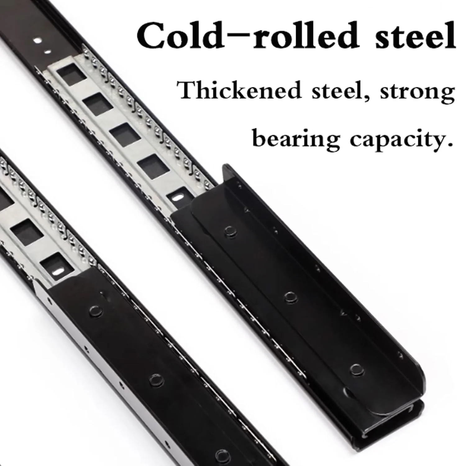 ریل کشویی افزایش طول میز، راهنمای ریلی بلبرینگ، ریل کشویی مخفی آرام بند، بلبرینگ، مقاوم در برابر زنگ زدگی، برای کابینت آشپزخانه، میز کنار تخت، کشوهای اداری ریل کشویی افزایش طول میز، راهنمای ریلی بلبرینگ، ریل کشویی مخفی آرام بند، بلبرینگ، مقاوم در برابر زنگ زدگی، برای کابینت آشپزخانه، میز کنار تخت، کشوهای اداری